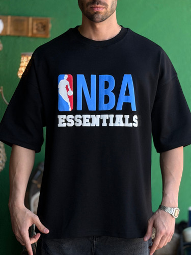 تیشرت باکسی مشکی NBA