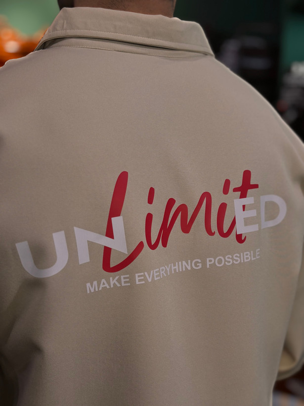 پیراهن باکسی no limited کرم